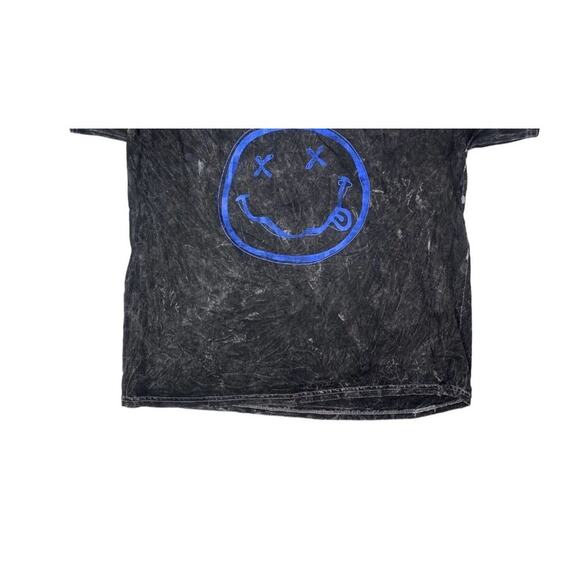 Nirvana Nevermind Smiley Short Sleeve Unisex Band T Shirt Crew Neck XL Grey - Picture 4 of 15